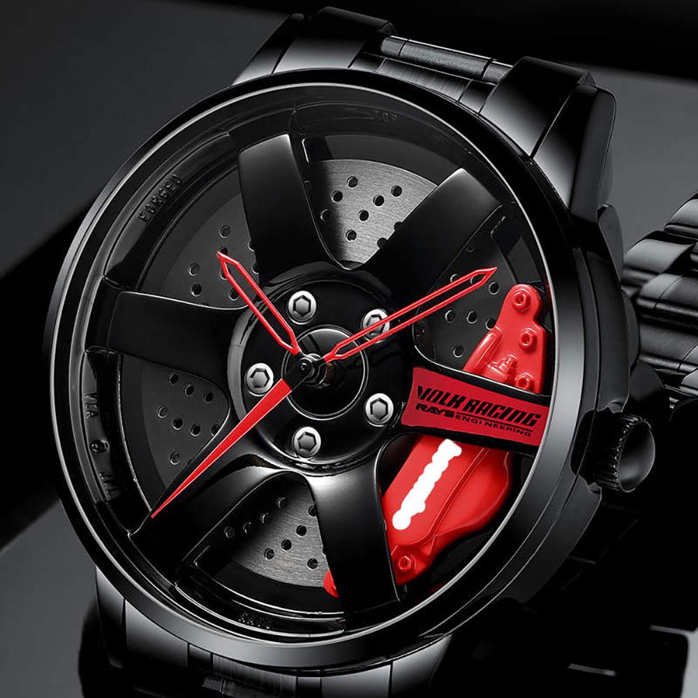 Watch - Fashion Trend Sports Car Wheel Rim Quartz Watch