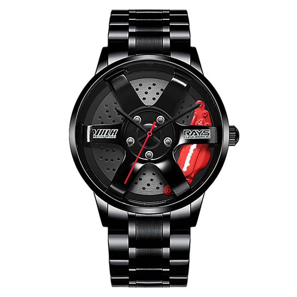 Watch - Fashion Trend Sports Car Wheel Rim Quartz Watch