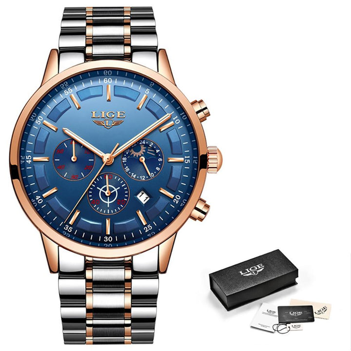 Watch - Fashionable Chronograph And Waterproof Quartz Watch