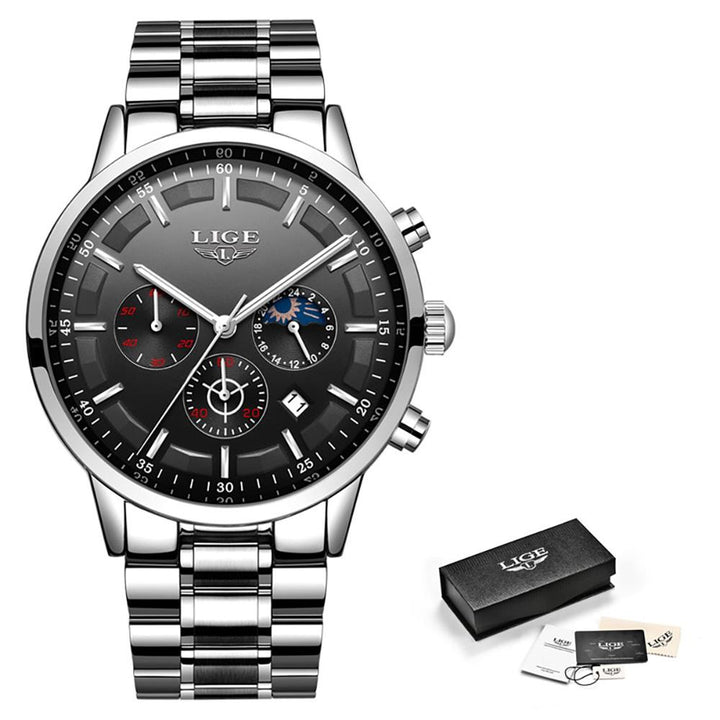 Watch - Fashionable Chronograph And Waterproof Quartz Watch