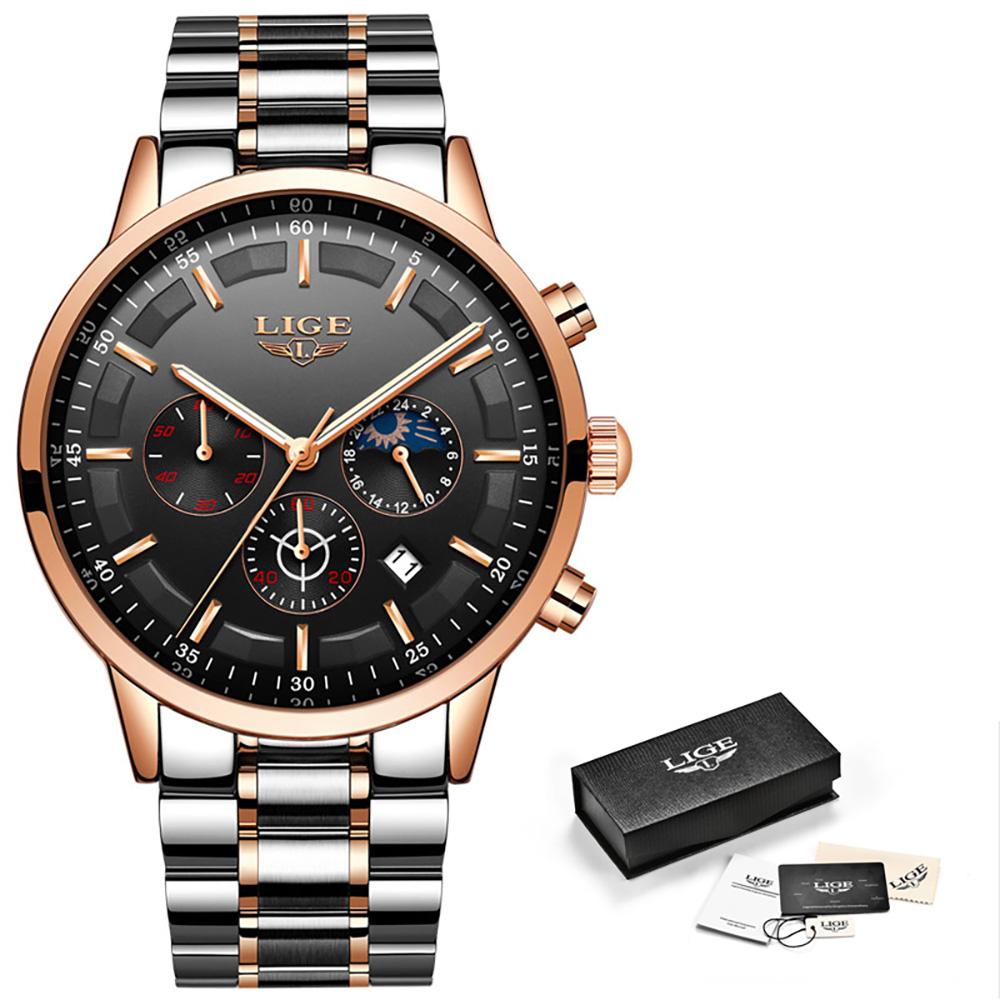 Watch - Fashionable Chronograph And Waterproof Quartz Watch