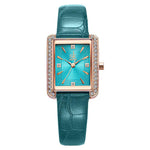 Watch - Fashionable Square Case With Sophisticated Band Quartz Watch