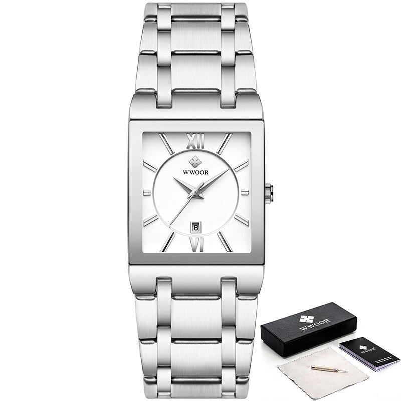 Watch - Glossy Square Dial Business Quartz Watch