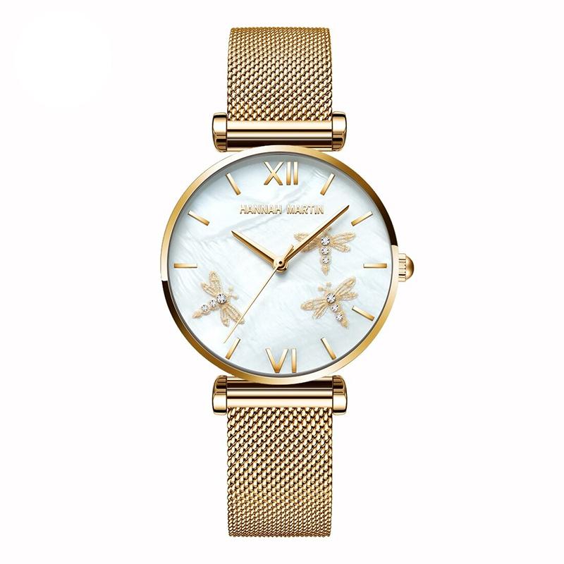 Watch - Gorgeous Dragonfly With Rhinestone Embellished Quartz Watch