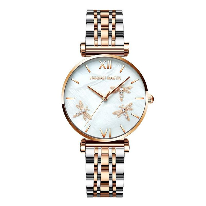 Watch - Gorgeous Dragonfly With Rhinestone Embellished Quartz Watch