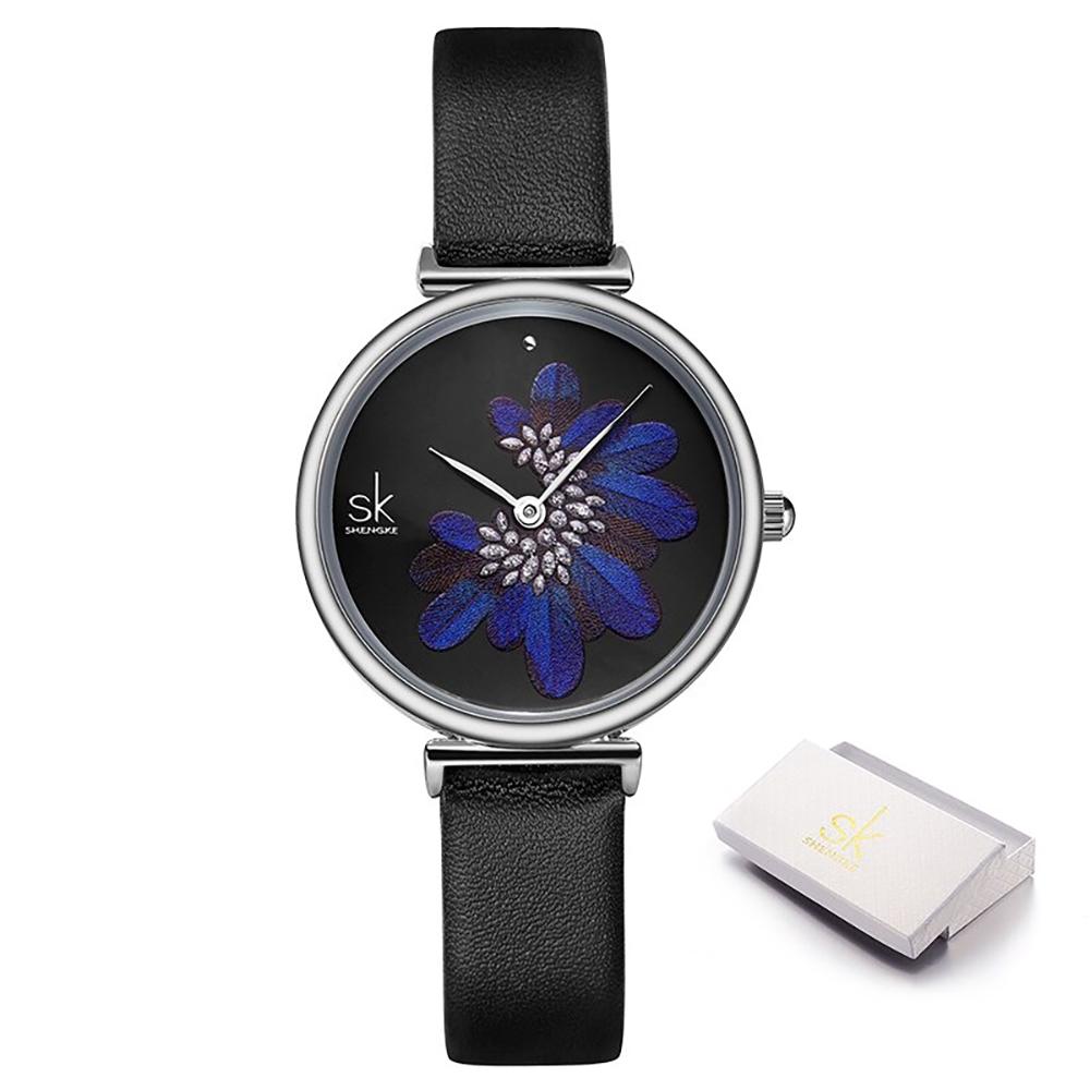 Watch - High-Class 3D Blue Feather Quartz Watch