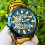 Watch - High-class Dual Time Display With Backlight Watch
