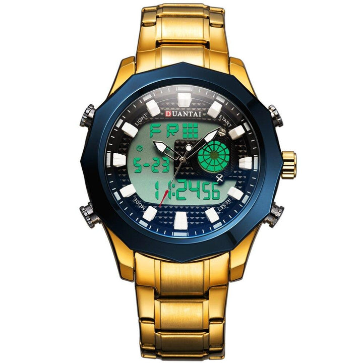 Watch - High-class Dual Time Display With Backlight Watch