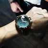 Watch - High Class Multi Functional Leather Strap Quartz Watch