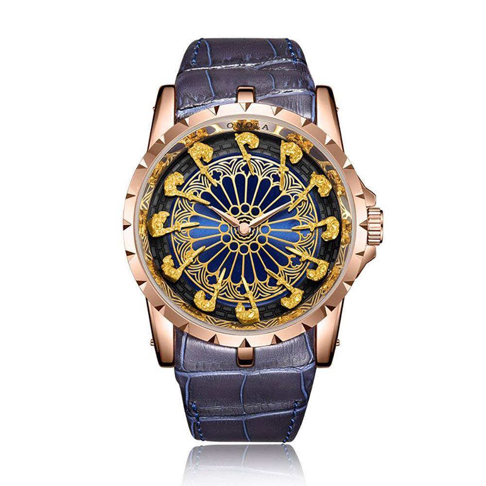 Watch - High-class Quartz Watch With Twelve Knights Guard Time