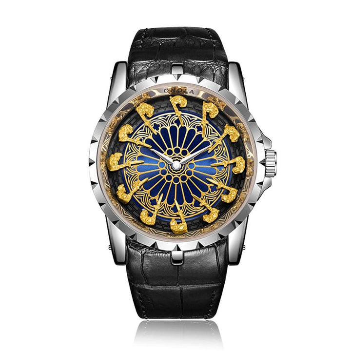 Watch - High-class Quartz Watch With Twelve Knights Guard Time