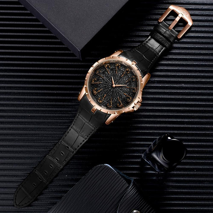 Watch - High-class Quartz Watch With Twelve Knights Guard Time