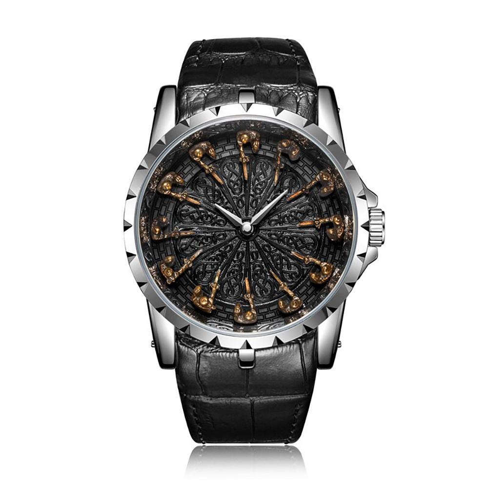 Watch - High-class Quartz Watch With Twelve Knights Guard Time