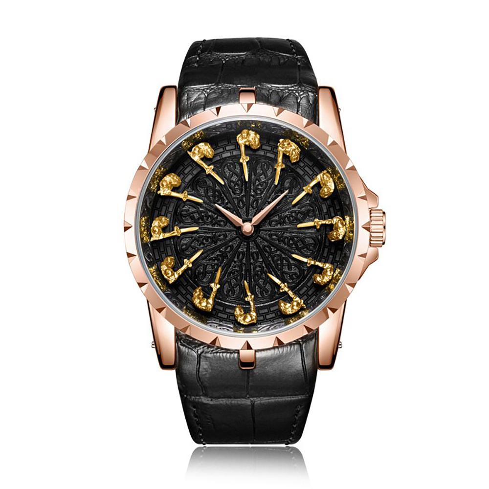 Watch - High-class Quartz Watch With Twelve Knights Guard Time