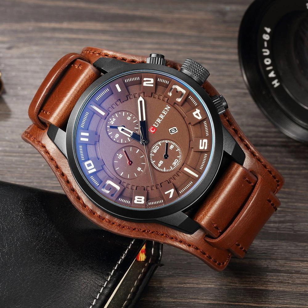 Watch - High-Class Water-resistant Leather Strap Quartz Watch