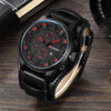 Watch - High-Class Water-resistant Leather Strap Quartz Watch