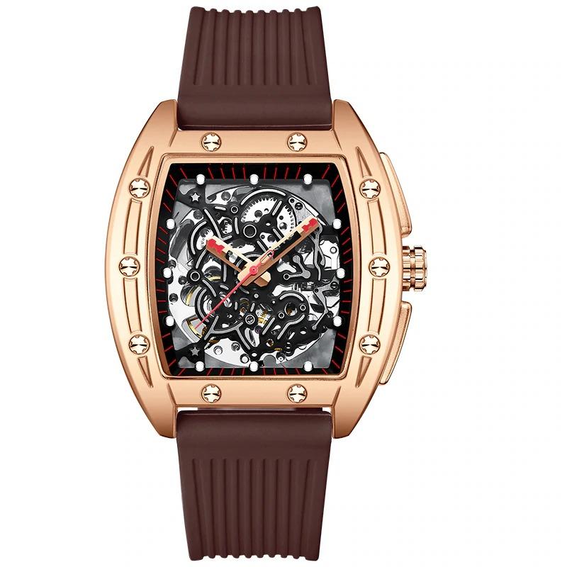 Watch - High-End Barrel-Shaped Automatic Mechanical Watch