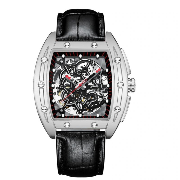 Watch - High-End Barrel-Shaped Automatic Mechanical Watch