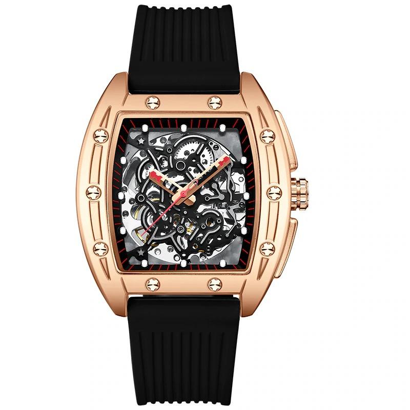 Watch - High-End Barrel-Shaped Automatic Mechanical Watch