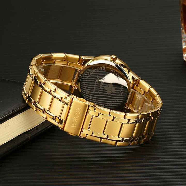 Watch - High-End Business Men's Diamond Style Quartz Watch