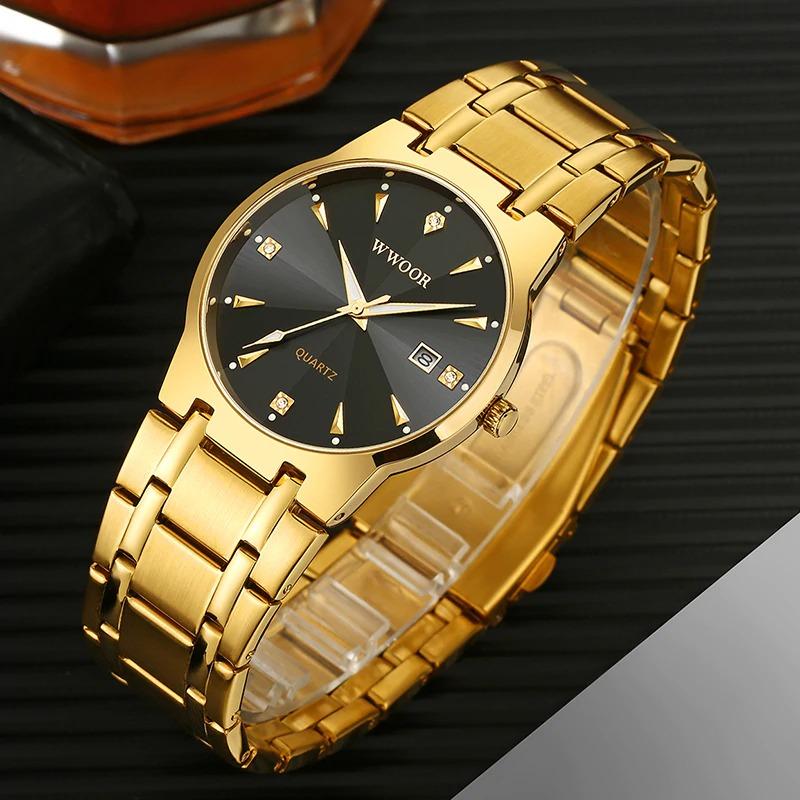 Watch - High-End Business Men's Diamond Style Quartz Watch