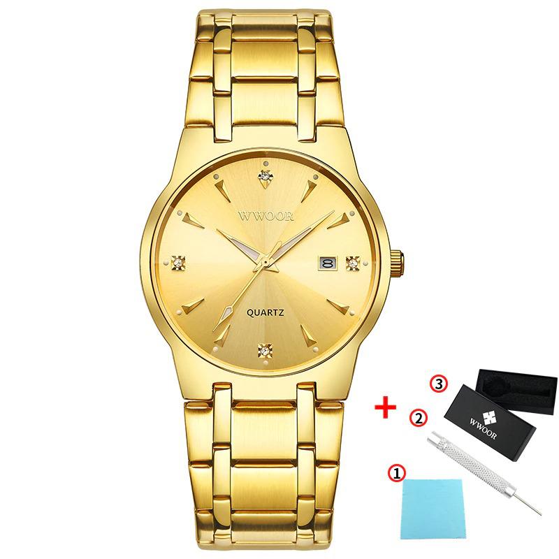 Watch - High-End Business Men's Diamond Style Quartz Watch