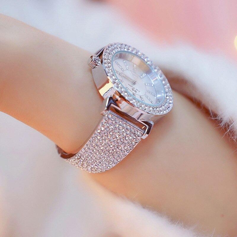 Watch - High Fashion Rhinestone Filled Quartz Watch