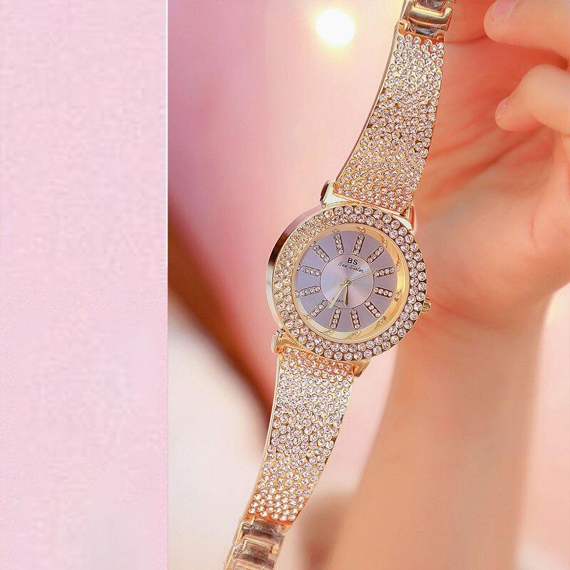 Watch - High Fashion Rhinestone Filled Quartz Watch