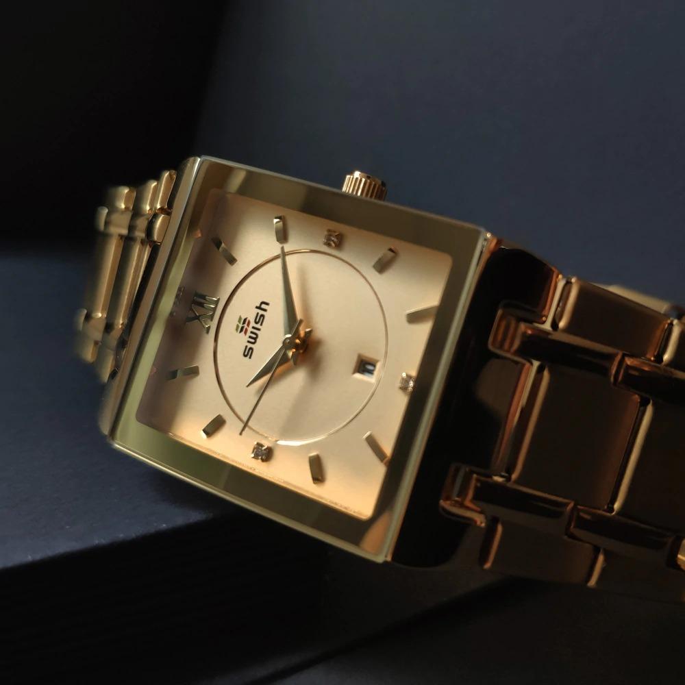 Watch - High Polish Stainless Steel Quartz Watch