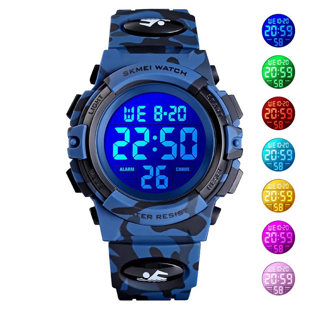 Watch - Kid's Colorful Digital Camouflage Watch