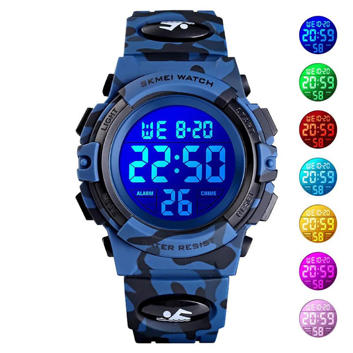 Watch - Kid's Colorful Digital Camouflage Watch