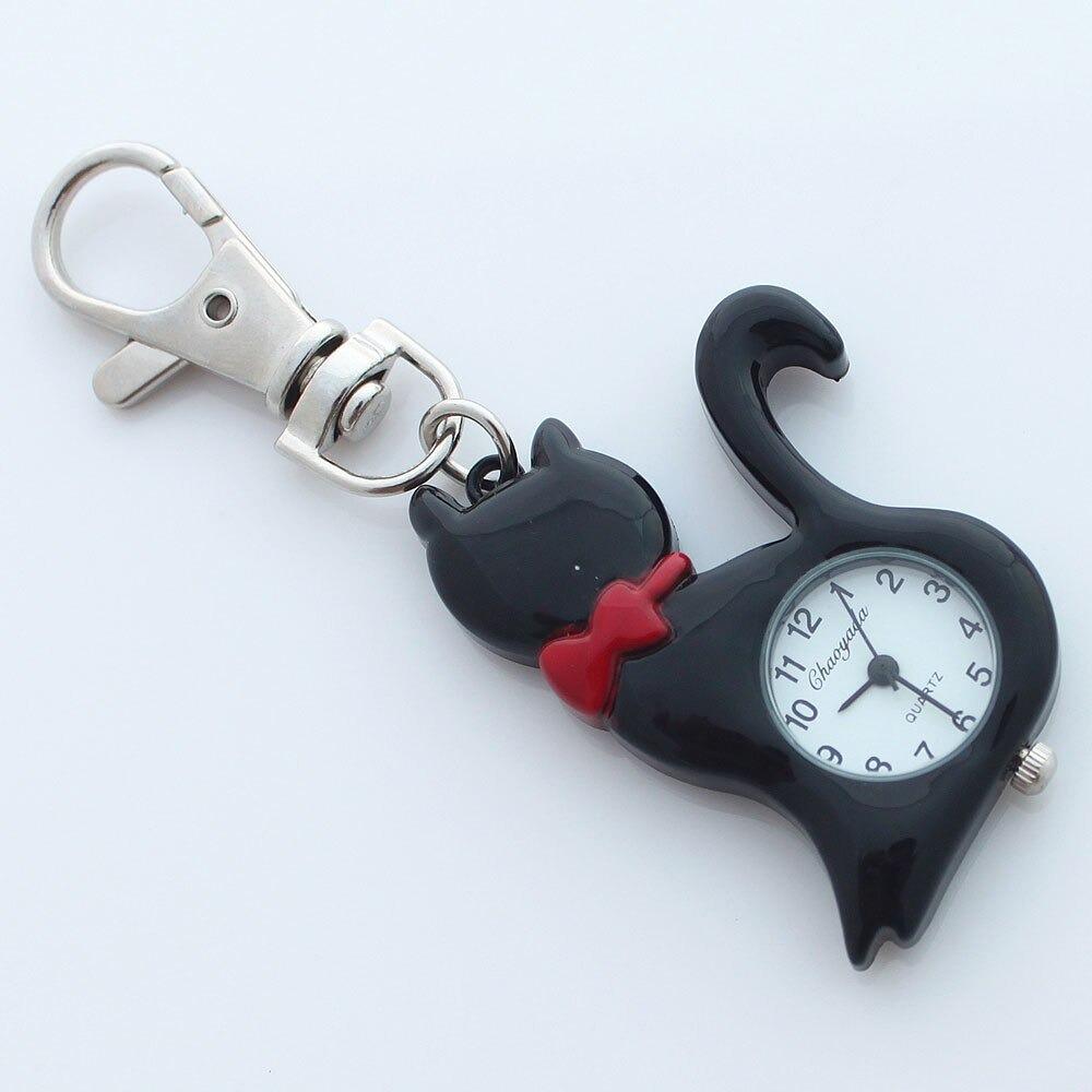 Watch - Lovely Cat Keychain Pocket Quartz Watch