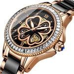 Watch - Luminous Ceramic Band Quartz Wristwatch