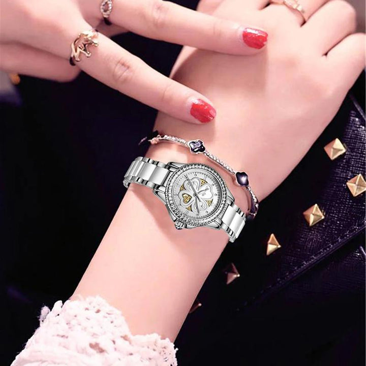 Watch - Luminous Ceramic Band Quartz Wristwatch