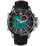 Watch - Luminous Dual Time Display Sporty Quartz Watch