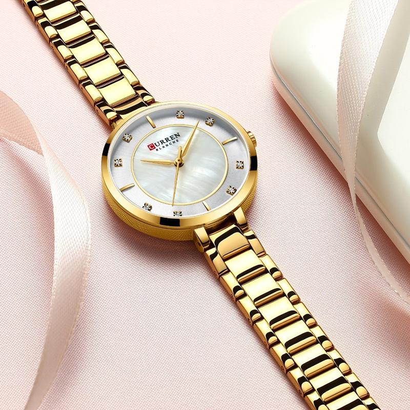 Watch - Lustrous Rhinestone Dial Quartz Watch