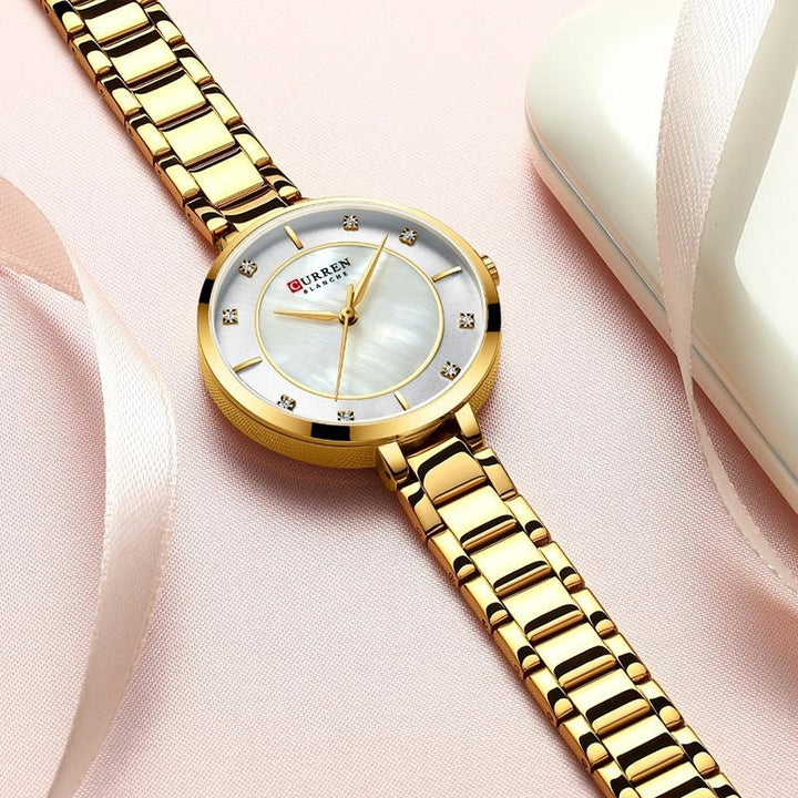 Watch - Lustrous Rhinestone Dial Quartz Watch