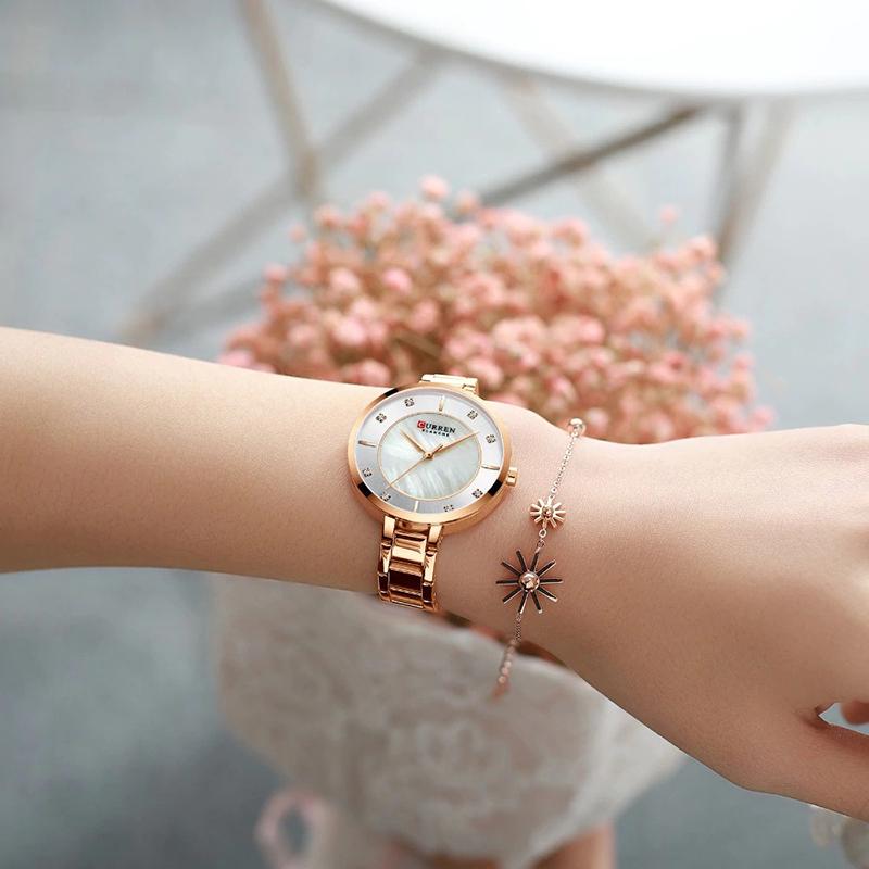 Watch - Lustrous Rhinestone Dial Quartz Watch