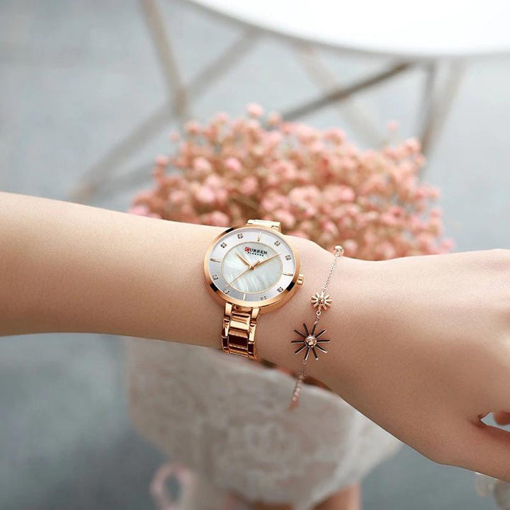 Watch - Lustrous Rhinestone Dial Quartz Watch