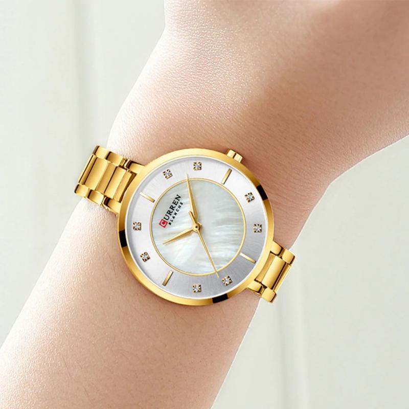 Watch - Lustrous Rhinestone Dial Quartz Watch