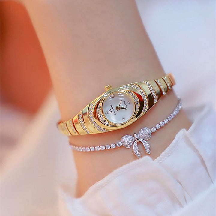 Watch - Lustrous Rhinestone With Small Dial Quartz Watch