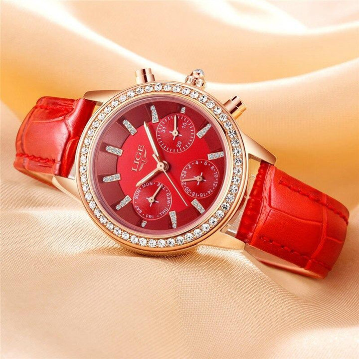 Watch - Luxurious Business And Leisure Rhinestone Quartz Watch