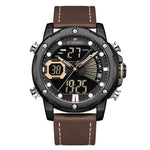 Watch - Luxurious Digital Dual Time Display Quartz Watch