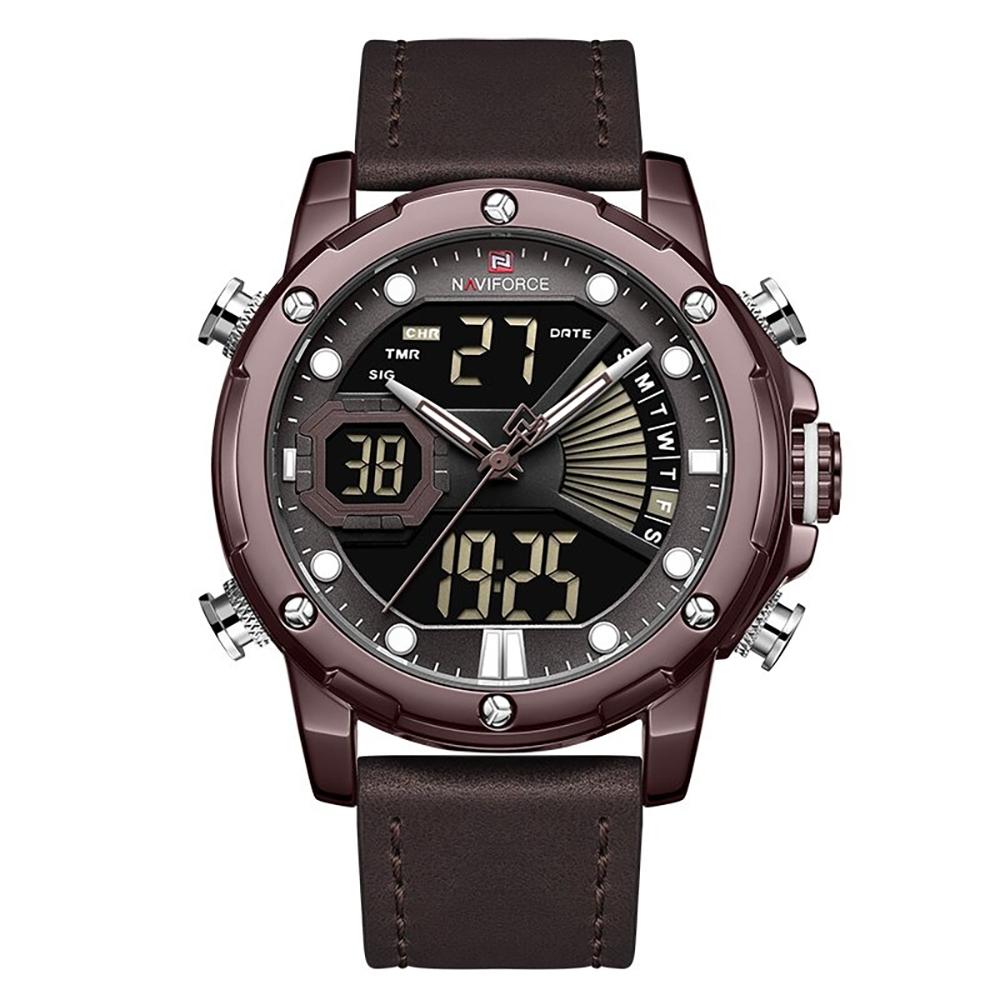 Watch - Luxurious Digital Dual Time Display Quartz Watch