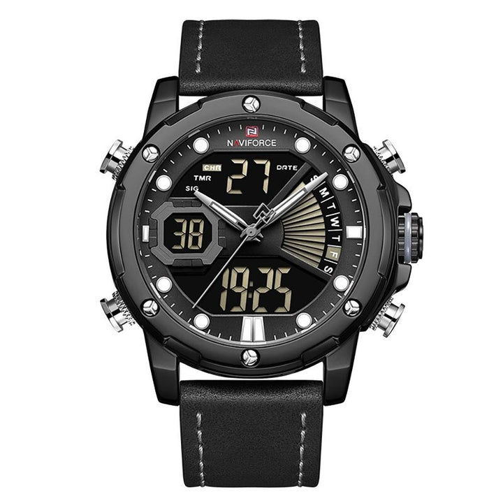 Watch - Luxurious Digital Dual Time Display Quartz Watch