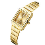 Watch - Luxurious Golden Stainless Steel Quartz Watch