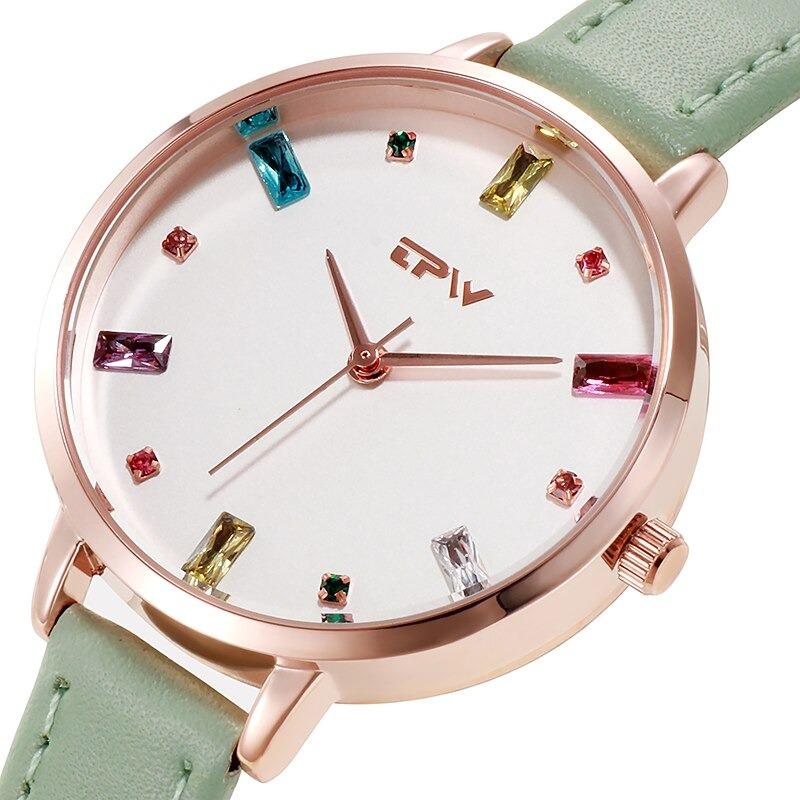 Watch - Luxurious Rhinestone Inlay Dial Quartz Watch