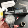Watch - Luxurious Rhinestone Studded Roman Numeral Quartz Watch
