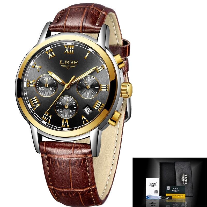 Watch - Luxurious Stainless Steel Waterproof Quartz Watch