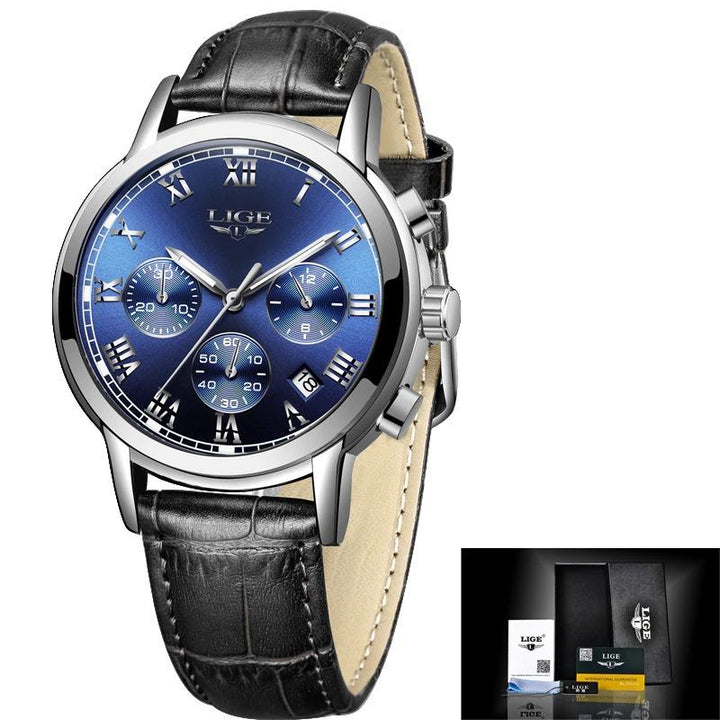 Watch - Luxurious Stainless Steel Waterproof Quartz Watch